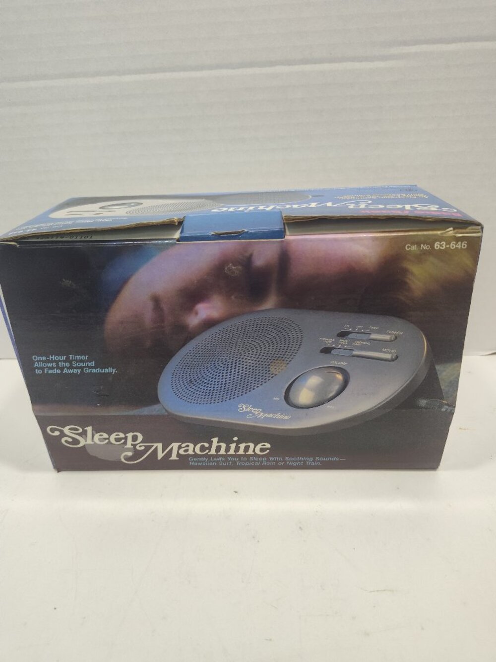 Vintage Radio Shack Sleep Machine 63-646 w/ Pillow Speaker Original Box Tested